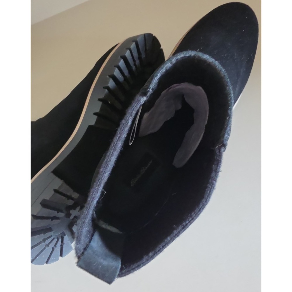 Eddie Bauer Womens Bellingham Chelsea Waterproof Boot in‎ Black Suede Size 10 - Picture 10 of 12